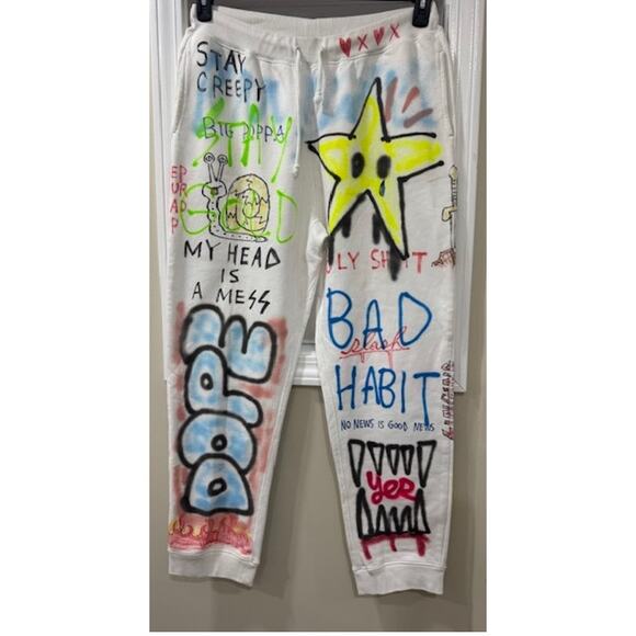 Guernika Painted Sweater Pants - Picture 1 of 3